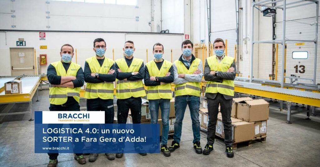 logistica 4.0 sorter logistico magazzino Bracchii Fara